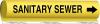 14H974 - Pipe Mrkr, Sanitary Sewer, 2-1/2to7-7/8 In Подробнее...