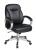 15Z268 - Midback Chair, Faux Leather, Silver/Black Подробнее...