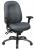 15Z332 - Multi-Function Higback Chair, Fabric, Gray Подробнее...