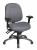 15Z336 - Multi-Function Higback Chair, Fabric, Gray Подробнее...