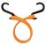 16E330 - Bungee Strap, S-Hook, 13 In.L, Orange Подробнее...