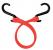 16E332 - Bungee Strap, S-Hook, 13 In.L, Red Подробнее...