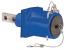 16W407 - Panel Receptacle, Dbl Hole, Male, Blue Подробнее...