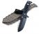 19T098 - Fixed Blade Knife, Fine, 4-1/4 In, Black Подробнее...