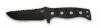 19T099 - Fixed Blade Knife, Fine, 4-1/4 In, Black Подробнее...