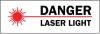 1K883 - Danger Laser Sign, 5 x 14In, R and BK/WHT Подробнее...