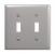 1LXY4 - Wall Plate, Switch, 2Gang, Gray Подробнее...