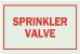 1MK32 - Fire Sprinkler Control Valve Sign, R/GRN Подробнее...