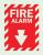 1NK98 - Fire Alarm Sign, 14 x 10In, GRN/R, Fire ALM Подробнее...