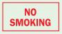 1NL67 - No Smoking Sign, 7 x 10In, R/GRN, ENG, Text Подробнее...