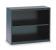 1PX69 - Welded Steel Bookcase, H 28, 1 Shelf, Black Подробнее...
