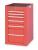1ZMJ9 - Tool Cabinet, 19.5 Wx25 Dx34 H, 6 Drawers Подробнее...