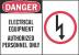 1UN29 - Danger Sign, 7 x 10In, R and BK/WHT, ENG Подробнее...