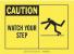 1UN45 - Caution Sign, 7 x 10In, BK/YEL, ENG, SURF Подробнее...