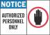 1UN51 - Notice Sign, 7 x 10In, R, BL and BK/WHT Подробнее...