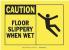 1UN73 - Caution Sign, 10 x 14In, BK/YEL, ENG, SURF Подробнее...