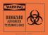 1UN92 - Warning Biohazard Sign, 10 x 14In, BK/ORN Подробнее...