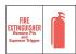 1UP12 - Fire Extinguisher Sign, 10 x 14In, R/WHT Подробнее...