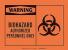 1UR61 - Warning Biohazard Sign, 10 x 14In, BK/ORN Подробнее...
