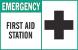 1UR66 - First Aid Sign, 10 x 14In, GRN and BK/WHT Подробнее...