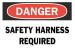 1UR91 - Danger Sign, 10 x 14In, R and BK/WHT, ENG Подробнее...