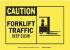 1UX62 - Caution Sign, 7 x 10In, BK/YEL, ENG, TRFC Подробнее...