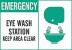 1UX67 - Eye Wash Sign, 7 x 10In, GRN and BK/WHT Подробнее...