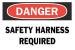 1VC36 - Danger Sign, 10 x 14In, R and BK/WHT, ENG Подробнее...