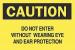 1VC37 - Caution Sign, 10 x 14In, BK/YEL, ENG, Text Подробнее...