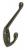 1XNE7 - Coat Hook, 2 Hook Ends, Nickel Подробнее...