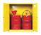 1YNH2 - Flammable Cabinet, Vertical, 2X55 Gal., YLW Подробнее...