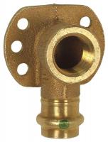20C419 Elbow Drop, 90 Deg w/Wall Plate, 3/4 In