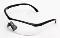 20C449 Safety Glasses, Clear Lens, Half Frame