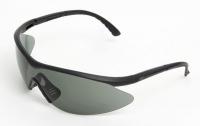 20C451 Tactical Safety Glasses, Slvr Mirror Lens