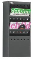20C577 Magazine Rack, 5-Pocket, Black