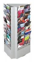 20C587 Rotary Brochure Rack, 33 or 66-Pocket