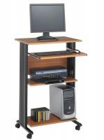 20C676 Stand-Up Workstation, Medium Oak