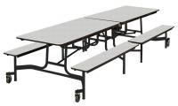 20C704 Mobile Bench Unit, Gray Glace, 10 ft.
