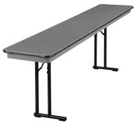 20C733 Seminar Table, Gray, 8 ft.