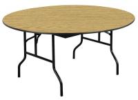 20C771 Banquet Table, Bannister Oak, 60 In.