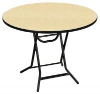 20C787 Folding Table, Fusion Maple, 30 In.
