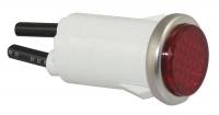 20C840 Flush Indicator Light, Red, 14V