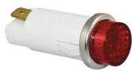 20C846 Raised Indicator Light, Red, 28V