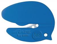 20F887 Safety Bag Cutter, 3 x2-1/4 In, Blue, Pk 12