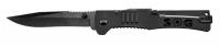 20H259 Folding Knife, Clip Point, Black, 4-3/16 In
