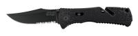 20H260 Folding Knife, Clip Point, Black, 3-5/32 In