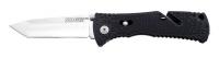 20H262 Folding Knife, Tanto, Satin, 3-5/32 In