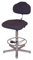 20H868 Stool, ESD, High Profile, Fabric, 24-34 In