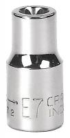 20J688 Socket, External Torx, 1/4 In Dr, E7