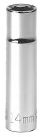 20J733 Socket, Deep, 1/2 In Dr, 6 Pts, 14mm